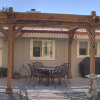 We build custom pergolas
