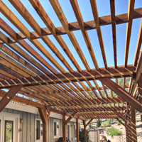 We build custom pergolas