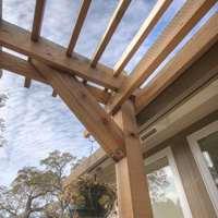 We build custom pergolas