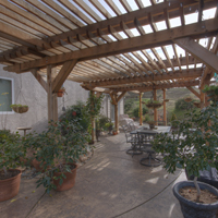 We build custom pergolas