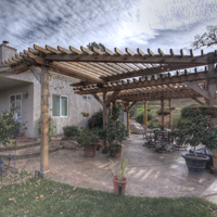 We build custom pergolas